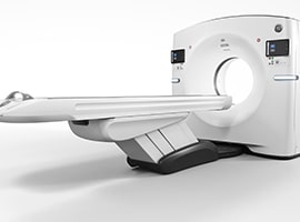 CT Scan with AI camera
